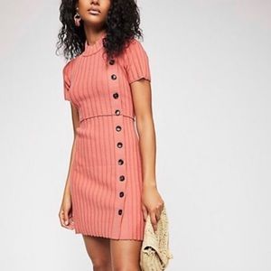 Free People Lottie Rib Knit Dress 
